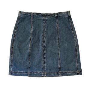Kendall & Kylie Skirt Denim High‎ rise Size 25 Blue casual festival boho